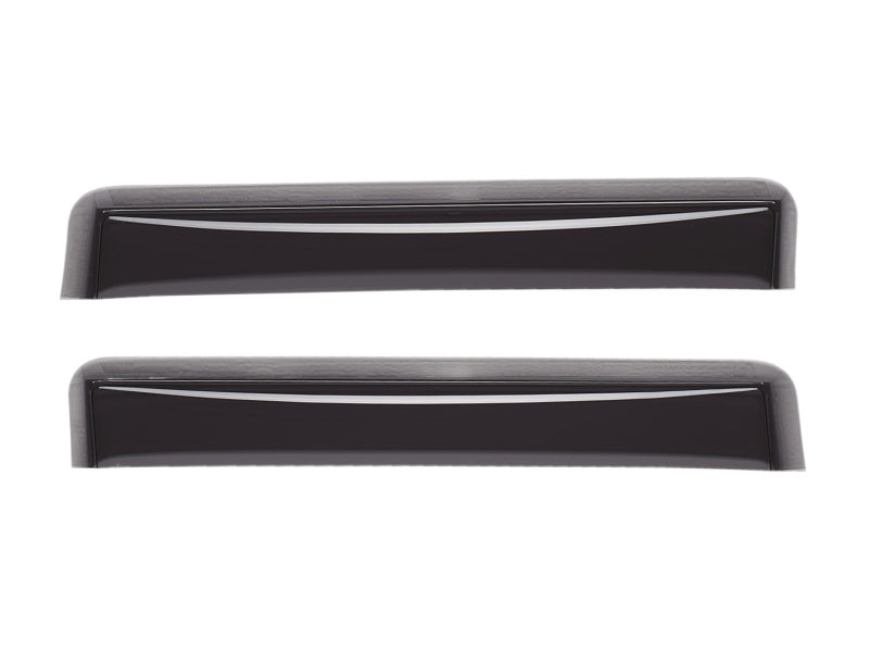WeatherTech Rear Side Window Deflectors (2PC, Dark Smoke): Dodge Ram Crew Cab 2009 - 2018