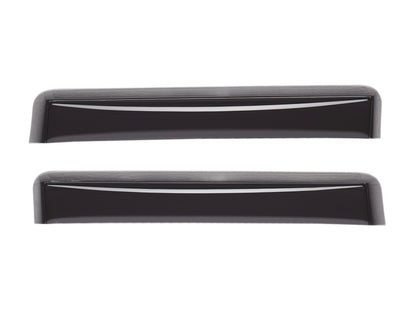 WeatherTech Dark Smoke Rear Side Window Deflectors | Chevrolet Silverado / GMC Sierra (19-26) (81740)