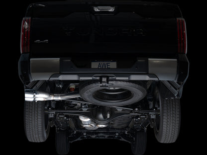 AWE 0FG Dual Exhaust System with Chrome Silver Tips | Toyota Tundra (22-26) (3015-32063)