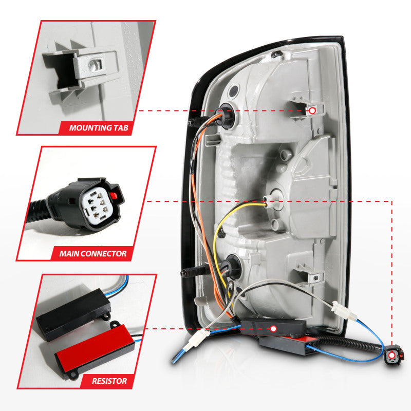 ANZO LED Tail Light with Red Lightbar | Chevrolet Colorado (15-21) (311432)