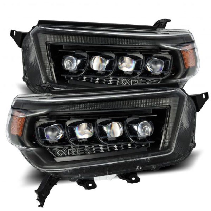 AlphaRex NOVA-Series LED Projector Headlights Alpha-Black | Toyota 4Runner (10-13) (880758)