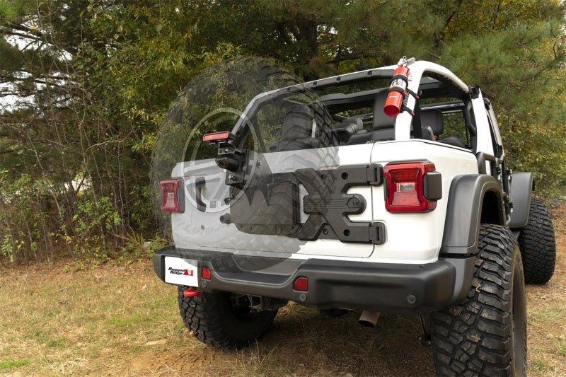 Rugged Ridge Spartacus HD Tire Carrier Wheel Mount | Jeep Wrangler JL (18-20) / JK (07-18) (11546.57)