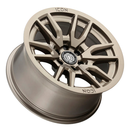 ICON Vector 6 17x8.5 6x5.5 0mm Offset Bronze Wheel | Ford Bronco (21-26) (2417858347BR)