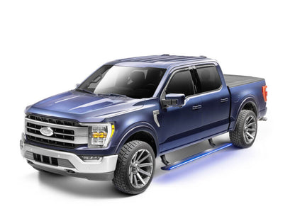 AMP Research 21-24 Ford F-150 PowerStep & LED Lighting | Ford F-150 (21-26) / Raptor (21-26) / Lightning (22+) (96152-01A)