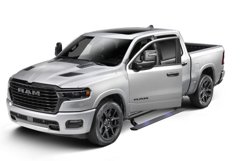 AMP Research PowerStep XL Electric Running Board (BLACK) (F&R): Ram 1500 (25-26) Gas w/ LED Lights