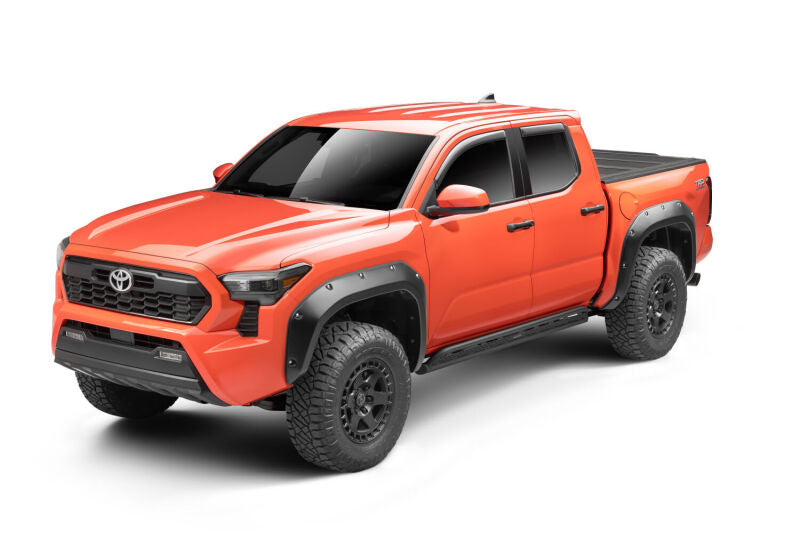 Go Rhino 2024-2026 Toyota Tacoma DC Xtreme Frame Mount Sliders | Tex. Black (FS4432T)