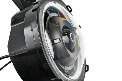 Oracle Lighting Bi-LED Projector Headlights Matte Black: Jeep Wrangler (18-24) / Gladiator (20-24)