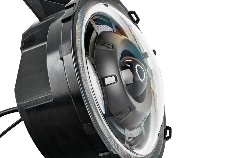 Oracle Lighting Bi-LED Projector Headlights Matte Black: Jeep Wrangler (18-24) / Gladiator (20-24)