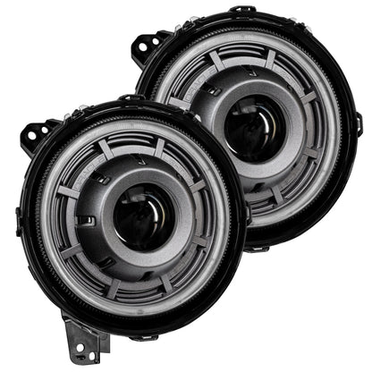 ORACLE Lighting Oculus Bi-LED Projector Headlights: Jeep Gladiator / Wrangler JL (18-24)
