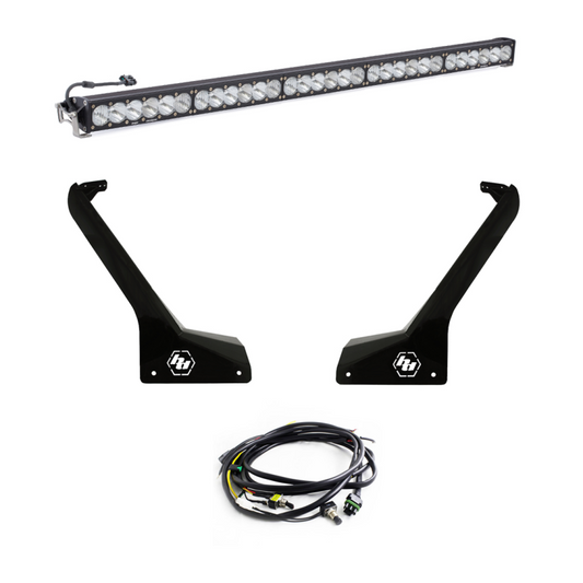 Baja Designs Roof Bar LED Light Kit: Jeep Wrangler (18-24) / Gladiator (20-24)