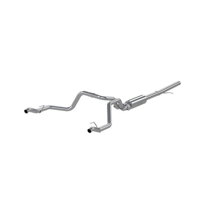 MBRP 2.5in Dual Rear Exit Alum Cat-Back Exhaust | Silverado/Sierra 1500 4.3L/5.3L (19+) (S5085AL)
