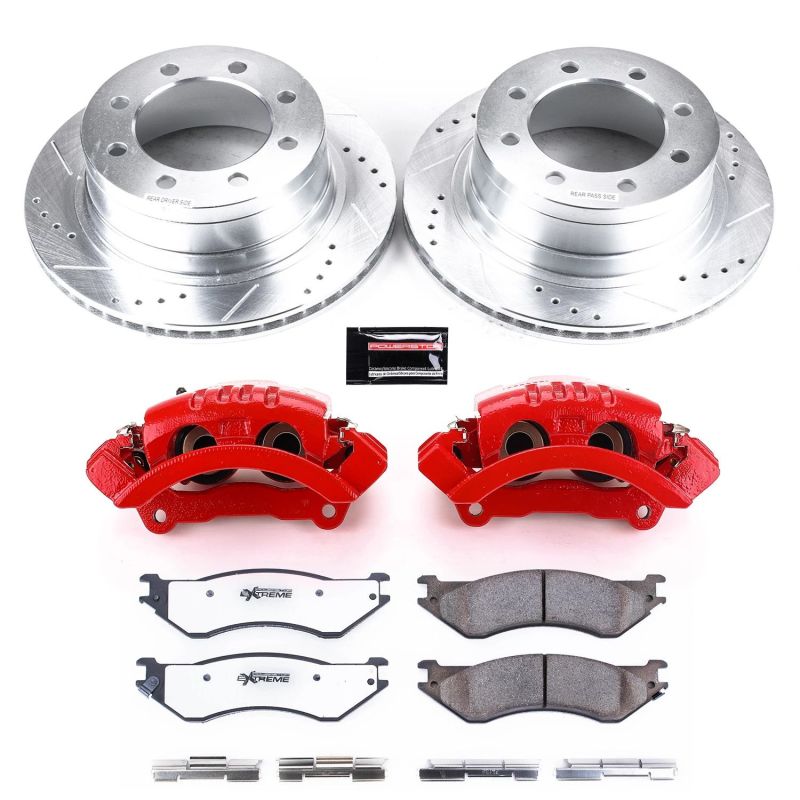 PowerStop Rear Z36 Truck & Tow Kit w/ Calipers | Dodge Ram 3500 (02-08) (KC5490-36)