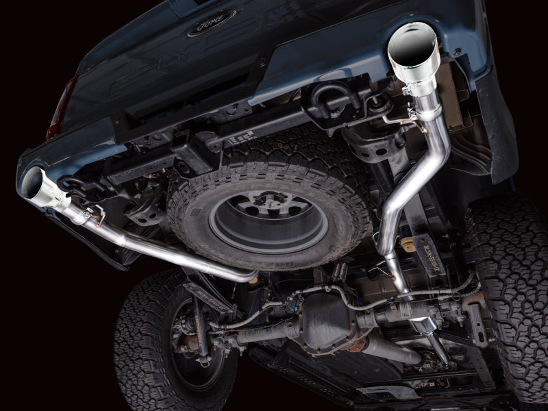 AWE Tuning 2021+ Ford F-150 Tremor Catback w/ Bumper Cutouts & Chrome Silver Tips | Ford F-150 (21-23) (3020-32402)