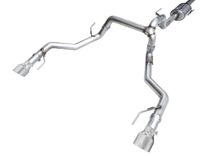 AWE Tuning 2021+ Ford F-150 Tremor Catback w/ Bumper Cutouts & Chrome Silver Tips | Ford F-150 (21-23) (3020-32402)