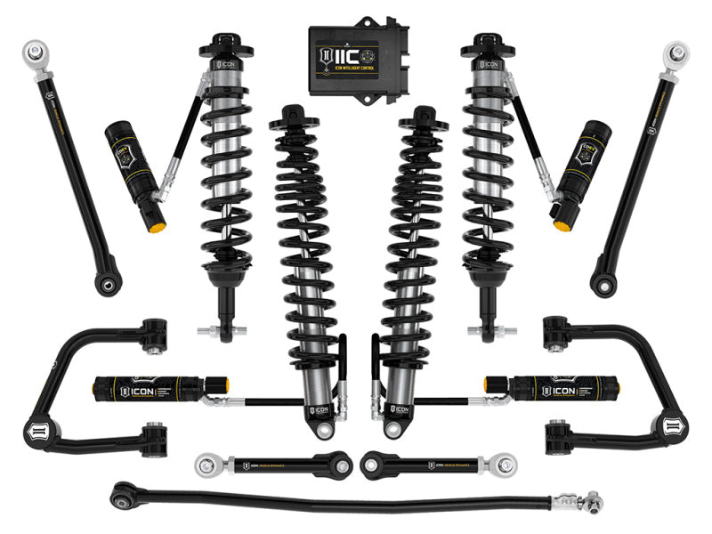 ICON 2021-2026 Ford Bronco Suspension System | Up to 11.5" Front Travel / 14" Rear Travel (K40008TX)