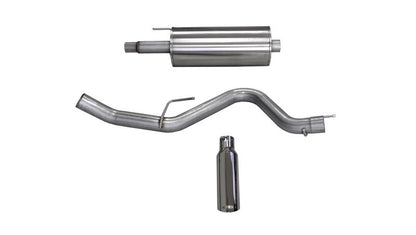 CORSA Sport / 3.0 in Cat-Back SSE 4.0 in Single Tip | Ford F-150 V8 2015-2019 5.0L (24837)
