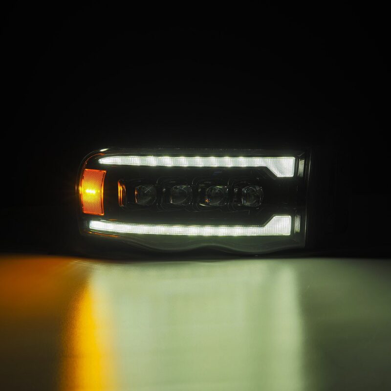AlphaRex NOVA LED Projector Headlights (Alpha-Black): Dodge Ram 1500 (02-05) & 2500/3500 (03-05)