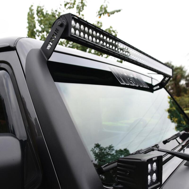 Westin Black Pillar LED Light Mount: Jeep Wrangler (18-24) / Gladiator (20-24)
