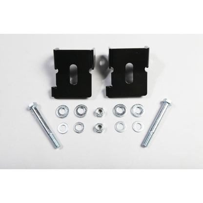 Rugged Ridge Black Powder Coated Steel Front Lower Control Arm Skid Plates (FRONT): Jeep Wrangler (07-18) / Grand Cherokee (05-10) - Black