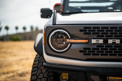 DV8 Offroad Black Headlights | Ford Bronco (21-26) (HLCBR-01)