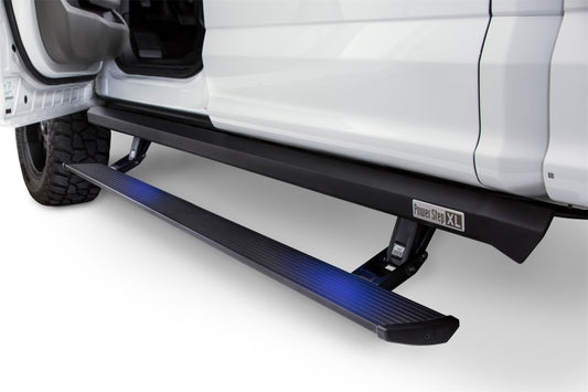 AMP Research Black PowerStep XL: Ram 1500 2019-2024 w/ OEM Style Illumination