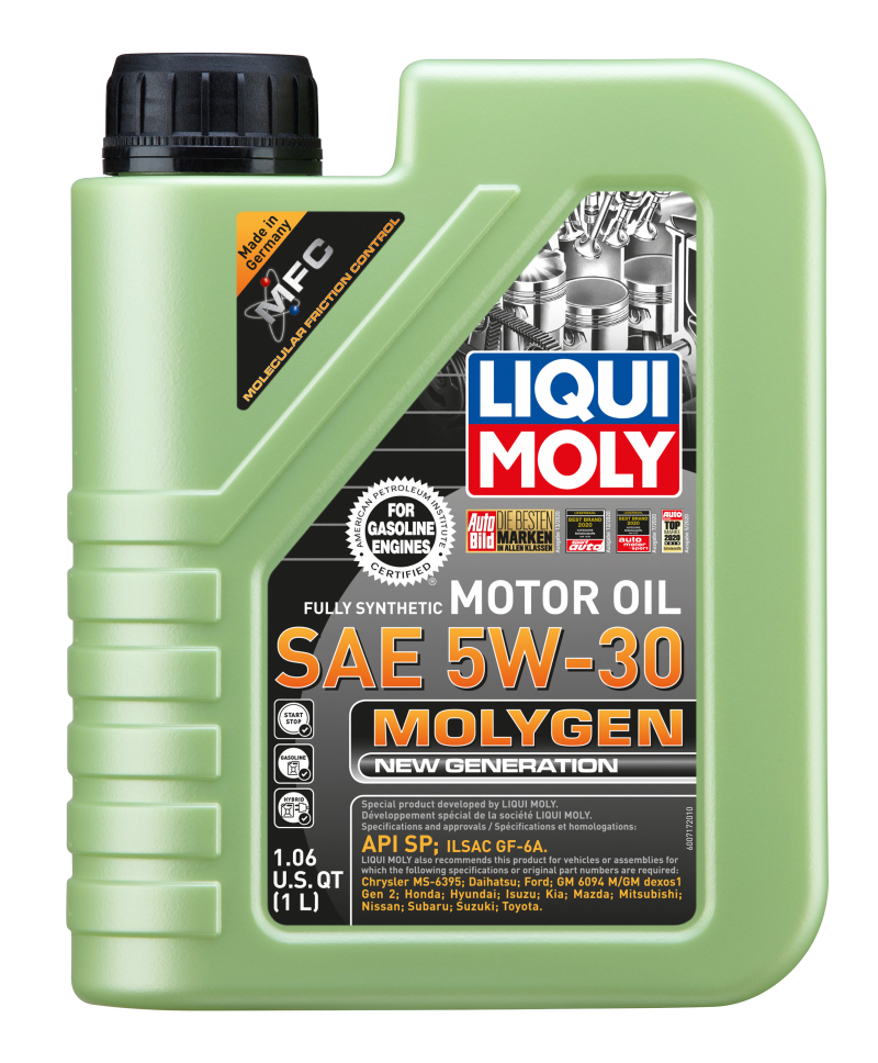 LIQUI MOLY 1L Molygen New Generation SAE 5W30 Motor Oil | Ford Ranger / Bronco (19-26 / 21-26) (20226)