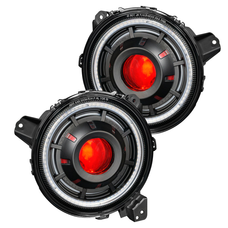 ORACLE Lighting Bi-LED Projector Headlights w/ BC1 Controller: Jeep Gladiator / Wrangler JL (18-24)