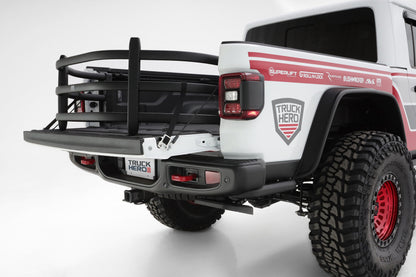 AMP Research Bedxtender HD Sport Black: Jeep Gladiator 2020-2024
