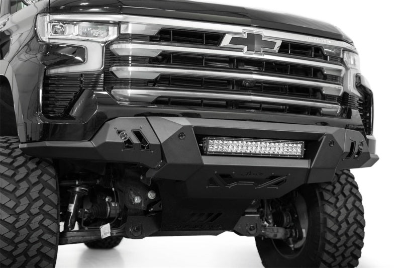 Addictive Desert Designs Black Label Front Bumper | Chevrolet Silverado 1500 (19-26) / Silverado ZR2 (22-26) (F140300010103)