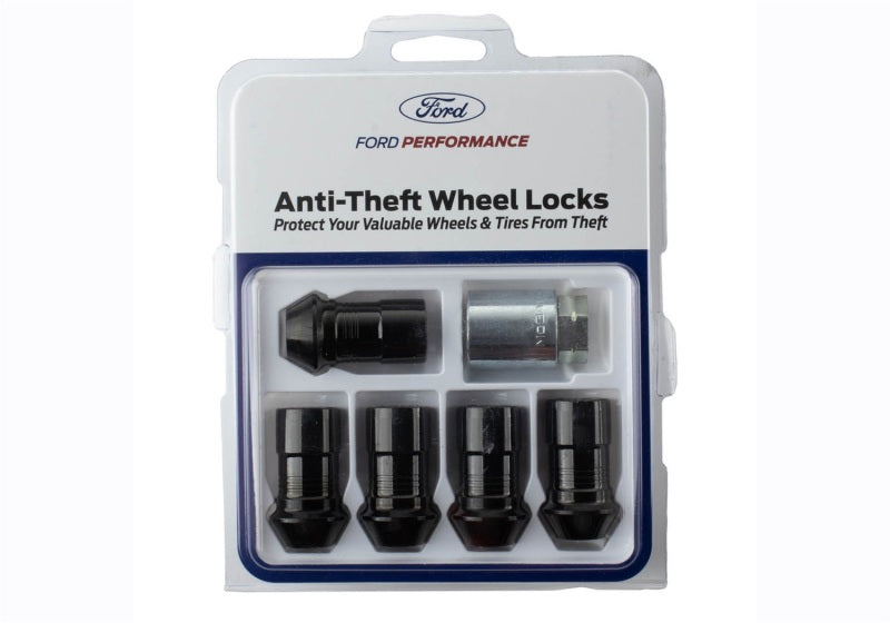 Ford Racing 2023+ Ford Bronco Raptor M14 x 1.5 Black Security Lug Nut Kit | Ford Bronco (21-26) (M-1A043-A5)