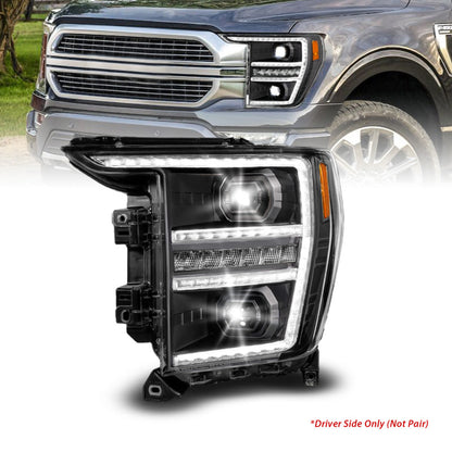 ANZO LED Projector Headlight w/ Switchback + Sequential | Ford F-150 (21-23) (111594-L)