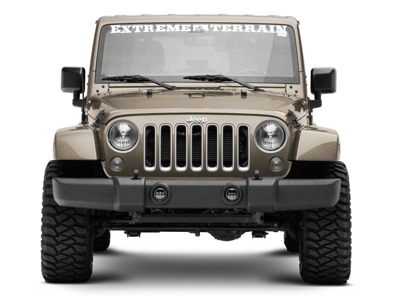 Raxiom Axial Series 4-In LED Fog Lights w/ RGB Halo: Fits Most Jeep Wrangler Models (2007-2018)