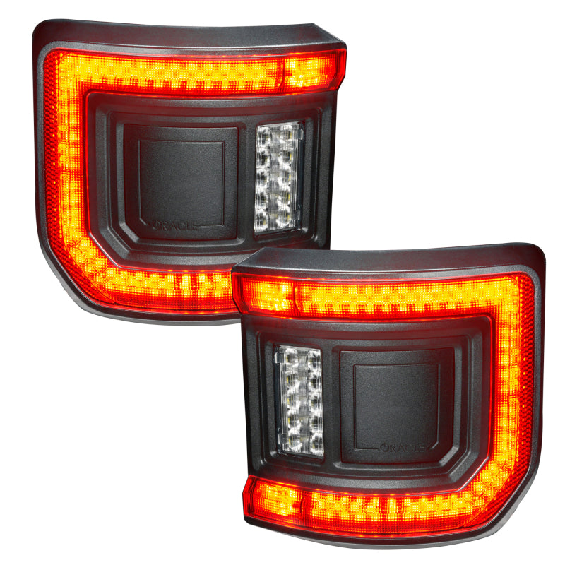 Oracle Lighting Flush Mount LED Tail Lights: Jeep Gladiator 2020-2024 w/ Tinted Lens