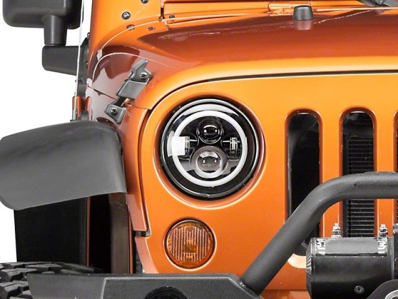 Raxiom 97-18 Jeep Wrangler Axial Halo Headlights | TJ/JK (J108037)