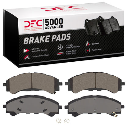 DFC 19-25 Ford Ranger/2021-26 Ford Bronco Front 5000 Ceramic Brake Pads | Ford Ranger / Bronco (1551-2216-00)