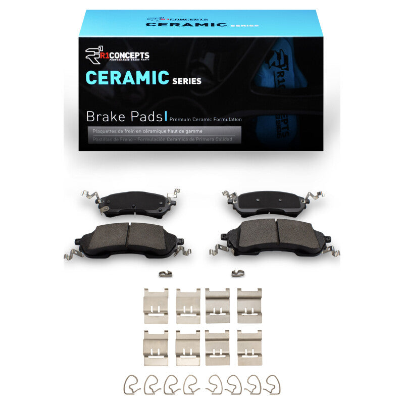 R1 Rear Ceramic Pads & Hardware Kit | Ford Ranger (19-26) / Ford Bronco (21-26) (2310-2414-01)