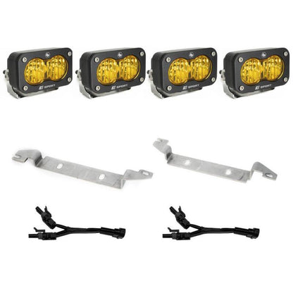 Baja Designs 2022+ Toyota Tundra S2 Sport Fog Pocket Kit | Baja Amber (448081)