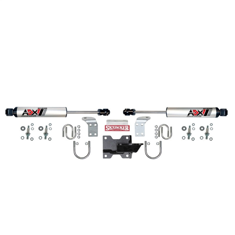 Skyjacker ADX 2.0 Dual Steering Stabilizer Kit: Jeep Wrangler (07-18)