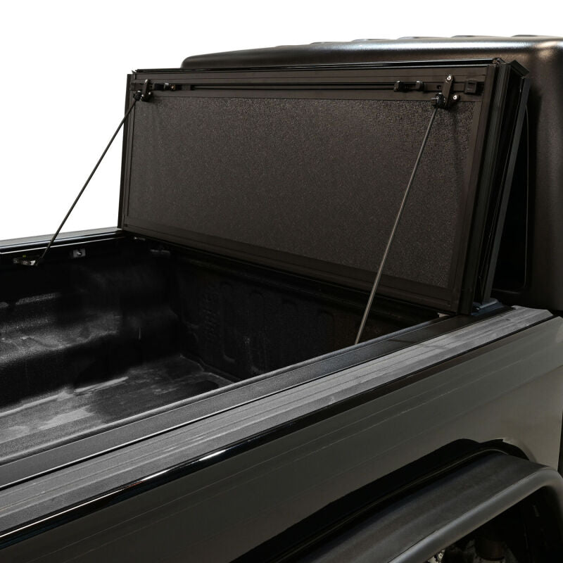 Westin Black Hard Tri-Fold Tonneau Cover: Jeep Gladiator JT 2020-2022 4WD 5ft Bed