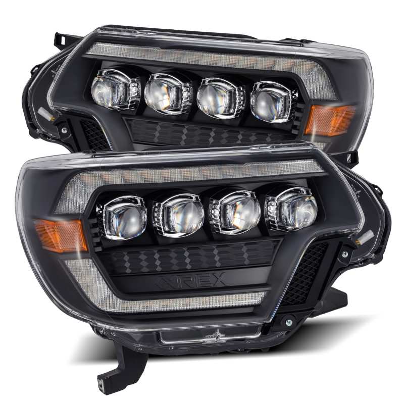 AlphaRex NOVA-Series LED Projector Headlights Black | Tacoma 12-15 (880753)