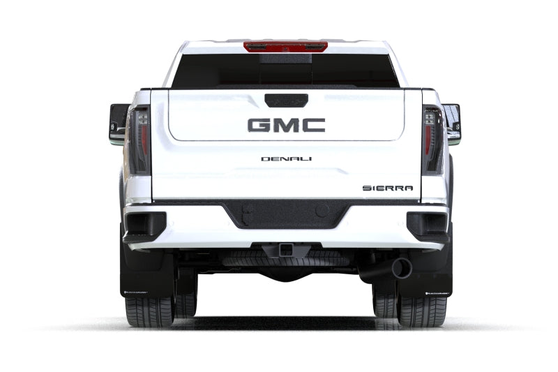 Rally Armor Mud Flap | GMC Sierra 2500HD / 3500HD (20-26) (MF131-BLK-WH)