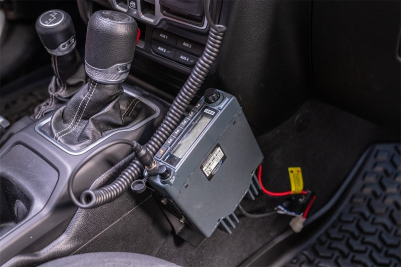 Rugged Ridge Race Radio Mount: Fits Most Jeep Wrangler / Gladiator Models (2018-2026)