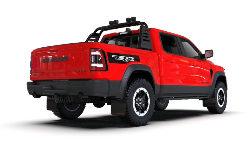 Rally Armor Black UR Mud Flap: Ram 1500 2021-2024 (MF128-UR-BLK-RD)