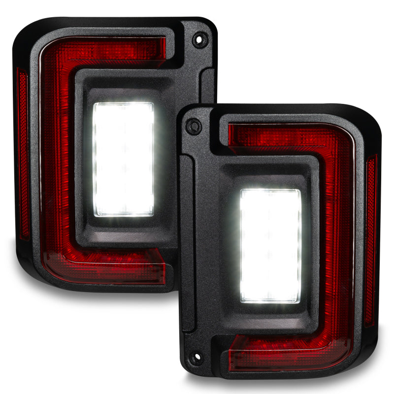 Oracle Lighting Flush Mount LED Tail Lights: Jeep Wrangler (07-18) / JK (18)