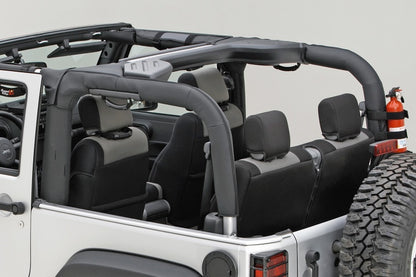 Rugged Ridge Black Vinyl Roll Bar Cover Kit: Fits Most Jeep Wrangler Models (2007-2018)