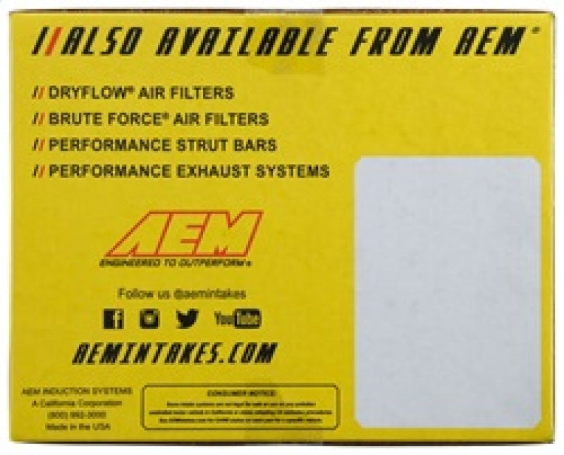 AEM 5.0L V8 Cold Air Intake System | Ford F-150 (15) (21-8129DC)