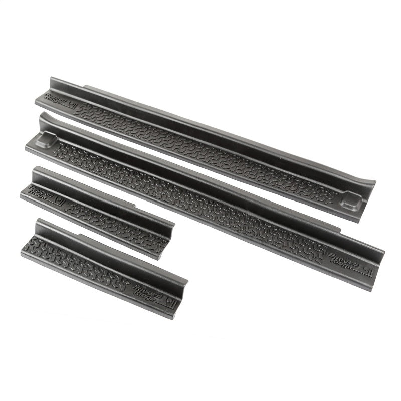 Rugged Ridge All Terrain Entry Guard Kit: Fits Most Jeep Wrangler Models (2007-2018) - Black