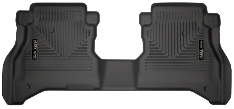 Husky Liners Black WeatherBeater 2nd Seat Floor Liners: Jeep Gladiator 2020-2024