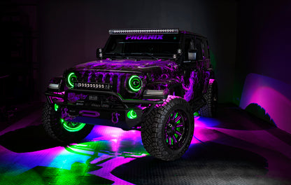 ORACLE Lighting Bi-LED Projector Headlights: Jeep Wrangler / Gladiator (18-24)