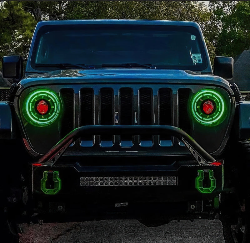 ORACLE Lighting Bi-LED Projector Headlights w/ BC1 Controller: Jeep Gladiator / Wrangler JL (18-24)